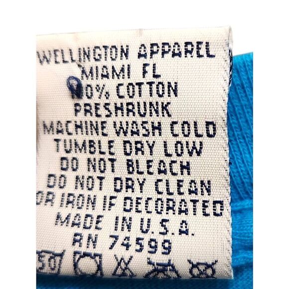 90's Single stitch vintage North Carolina Raised print T-Shirt men's Large USA - Picture 4 of 10